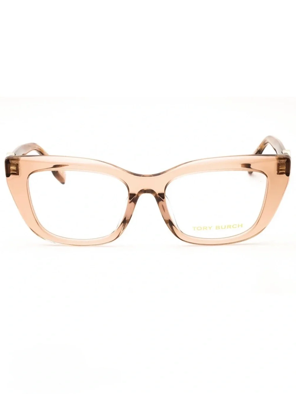 New Tory Burch TY2158U 1954 Translucent Brown Cat Eye Optical Glasses Authentic